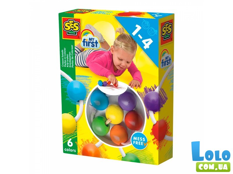 Набор для рисования Карандаши-бусинки, SES Creative