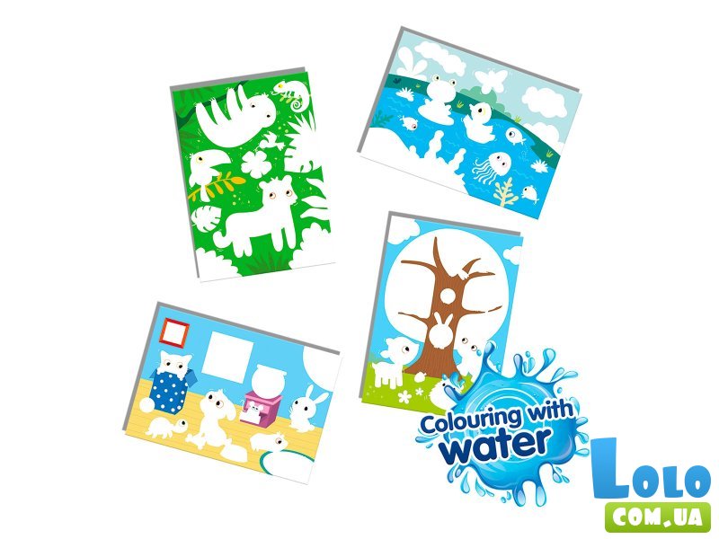 Набор для творчества Водные рисунки Животные, SES Creative