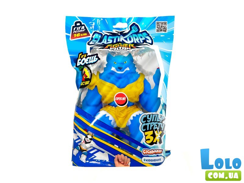 Стретч-фигурка Волк Блупус, Elastikorps