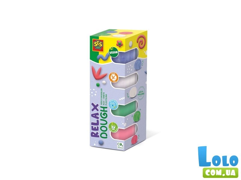 Набор для лепки Пастель, SES Creative