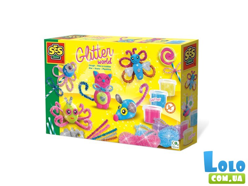 Набор для лепки Мир сияния, SES Creative
