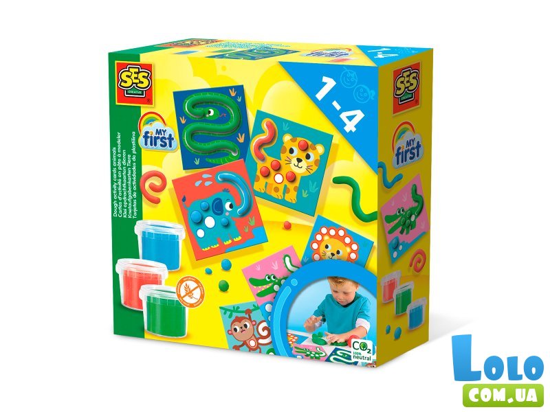 Набор для лепки My first: Забавные животные, SES Creative