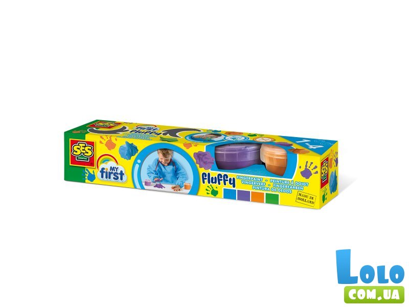 Пальчиковые краски Яркая Пенка, SES Creative