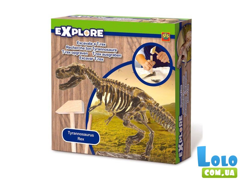 Набор Исследователь: Раскопки Скелета Тиранозавра, SES Creative