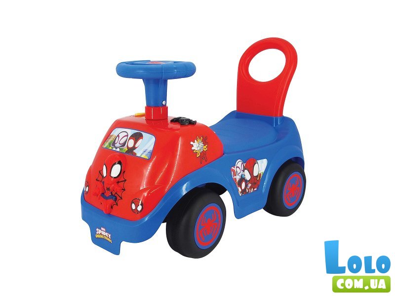 Автомобиль для прогулок - толокар Команда Спайди, Kiddieland