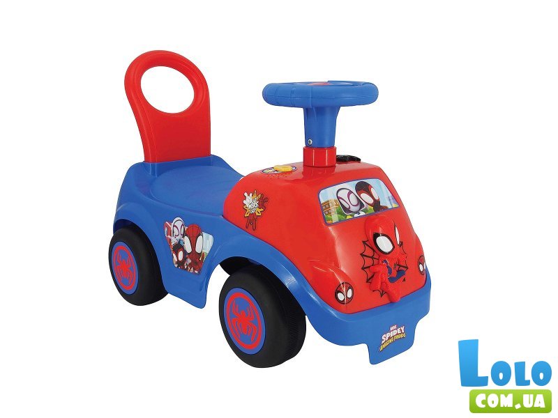 Автомобиль для прогулок - толокар Команда Спайди, Kiddieland