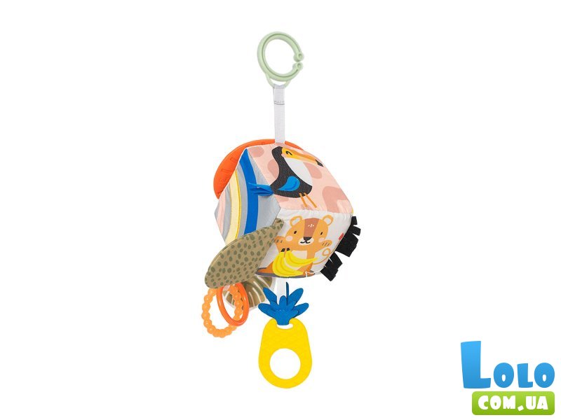 Развивающая игрушка-кубик коллекции Саванна - Веселые звери, Taf Toys