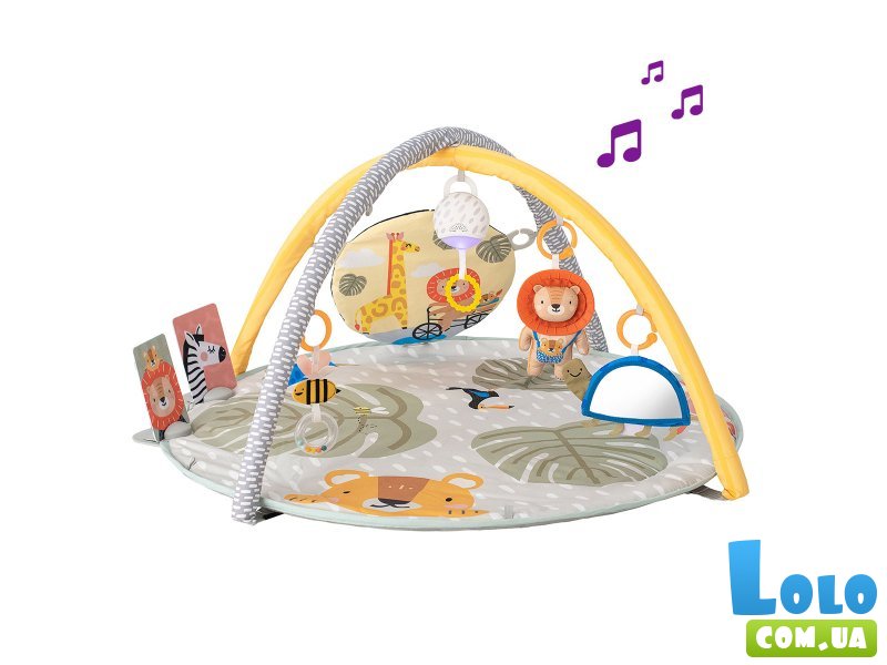 Развивающий музыкальный коврик Приключения на 360°, Taf Toys