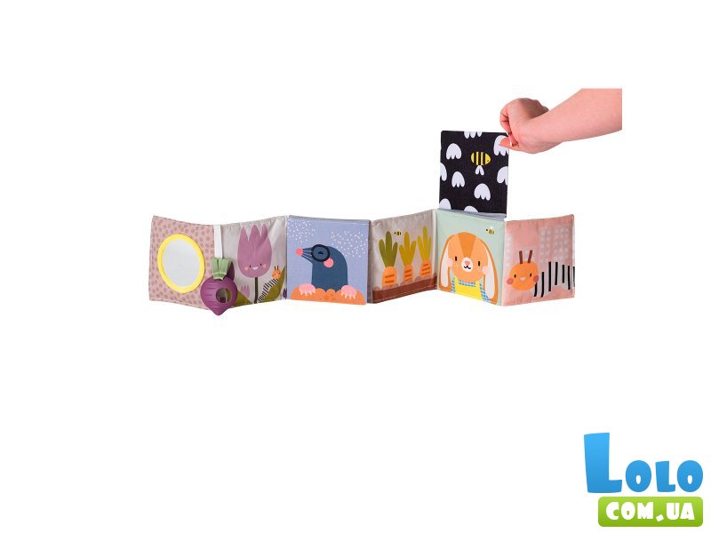 Развивающая книжка-раскладушка коллекции Сад в городе – зайчики