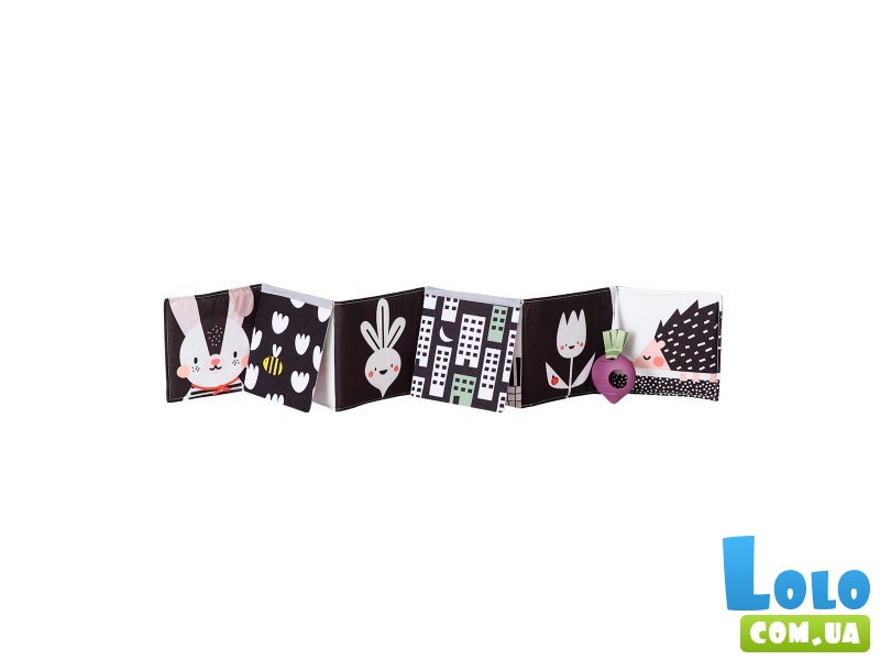 Развивающая книжка-раскладушка коллекции Сад в городе – зайчики