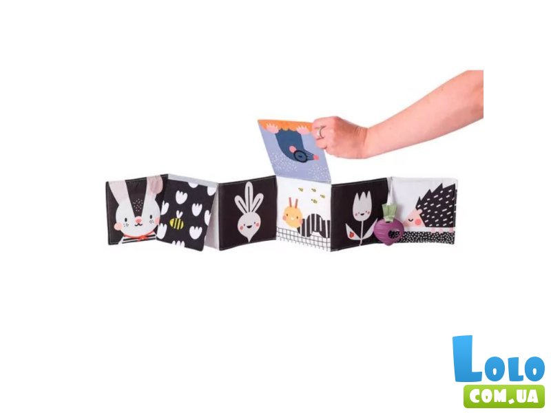 Развивающая книжка-раскладушка коллекции Сад в городе – зайчики