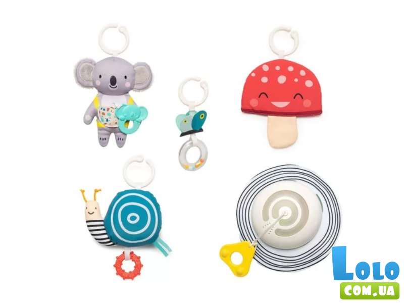 Развивающий музыкальный коврик с дугами коллекции Мечтательные коалы - Мир Вокруг