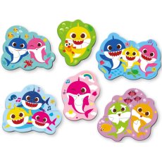 Пазл 6 в 1 Shark, DoDo, 2-3-4 эл.