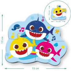 Пазл 6 в 1 Shark, DoDo, 2-3-4 эл.