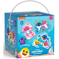 Пазл 6 в 1 Shark, DoDo, 2-3-4 эл.