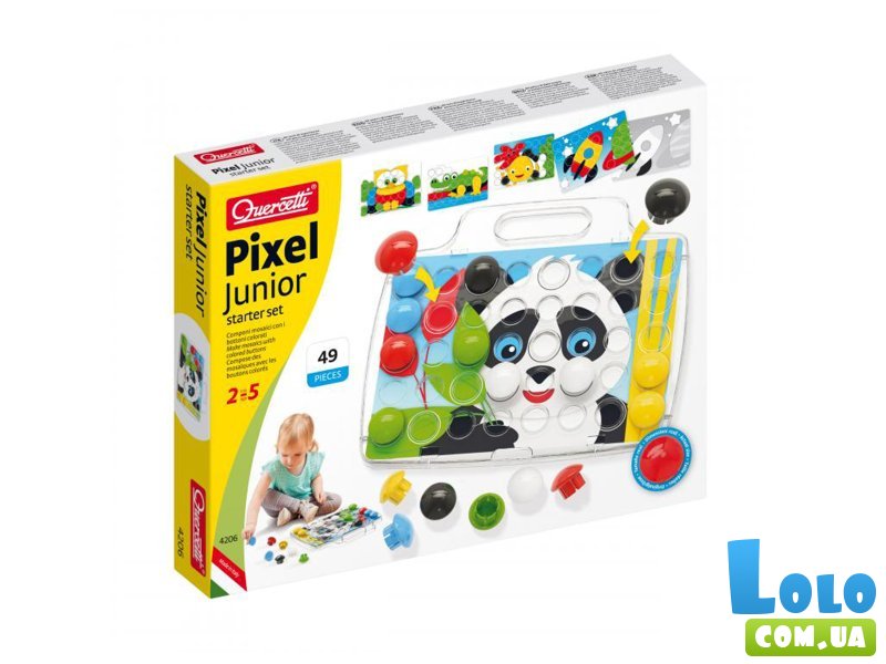 Детская мозаика Pixel Junior, Quercetti