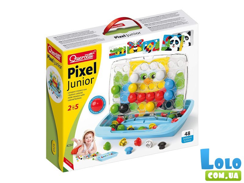 Детская мозаика Pixel Junior, Quercetti