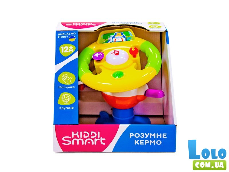 Интерактивная игрушка Умный руль, Kiddi Smart