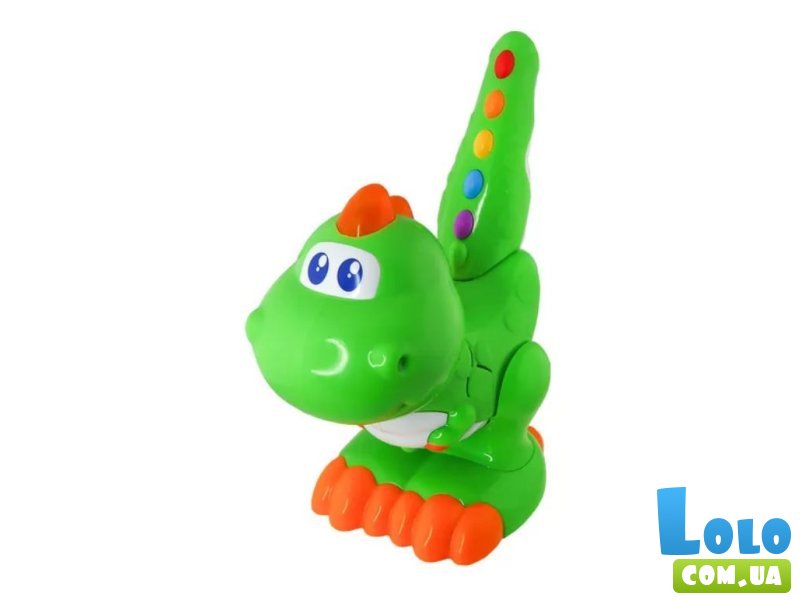 Динозавр радужный двуязычный, KIDDI SMART (укр., англ.)
