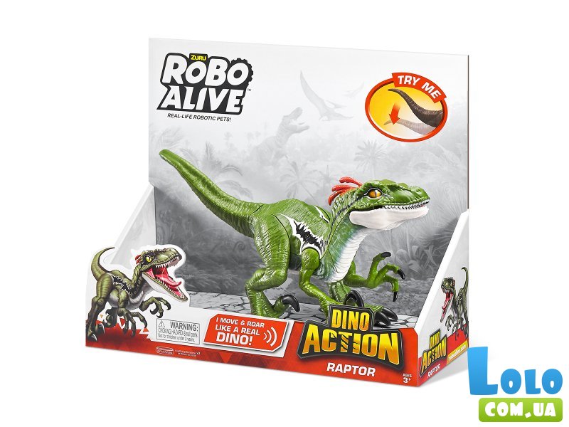 Интерактивная игрушка Раптор, Pets & Robo Alive