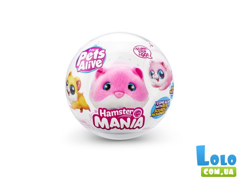 Интерактивная мягкая игрушка Забавный хомячок, Pets & Robo Alive