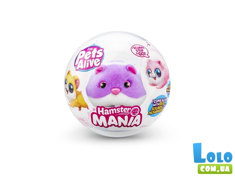 Интерактивная мягкая игрушка Забавный хомячок, Pets & Robo Alive