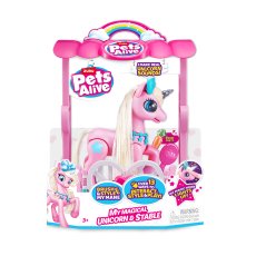 Интерактивный Единорог с домиком, Pets & Robo Alive