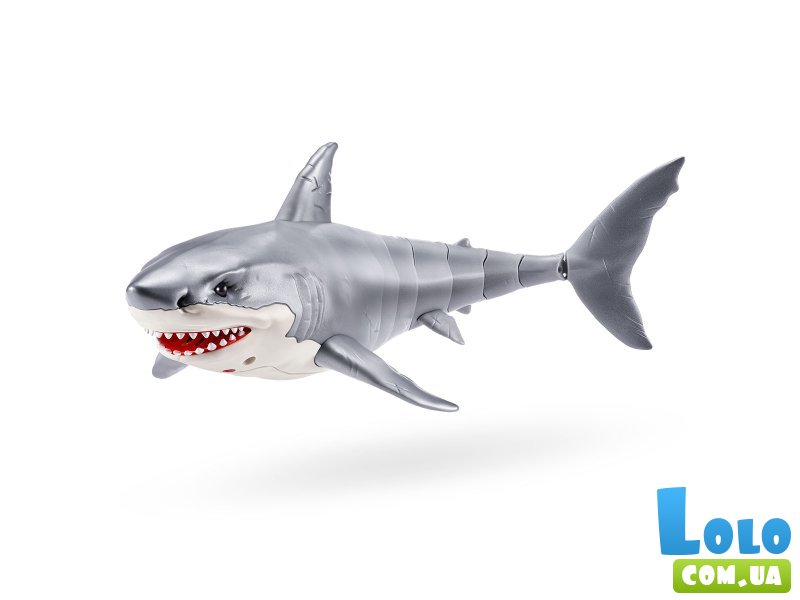 Интерактивная игрушка Большая белая акула, Pets & Robo Alive