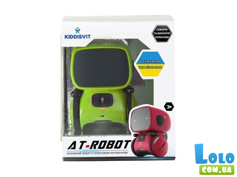 Интерактивный робот с голосовым управлением, AT-Robot (зеленый, укр.)