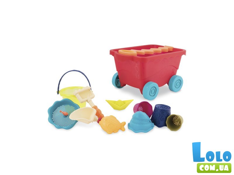 Набор для песочницы Тележка манго, Battat