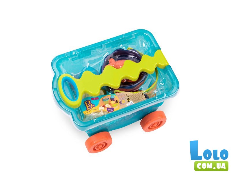 Набор для песочницы Тележка море, Battat