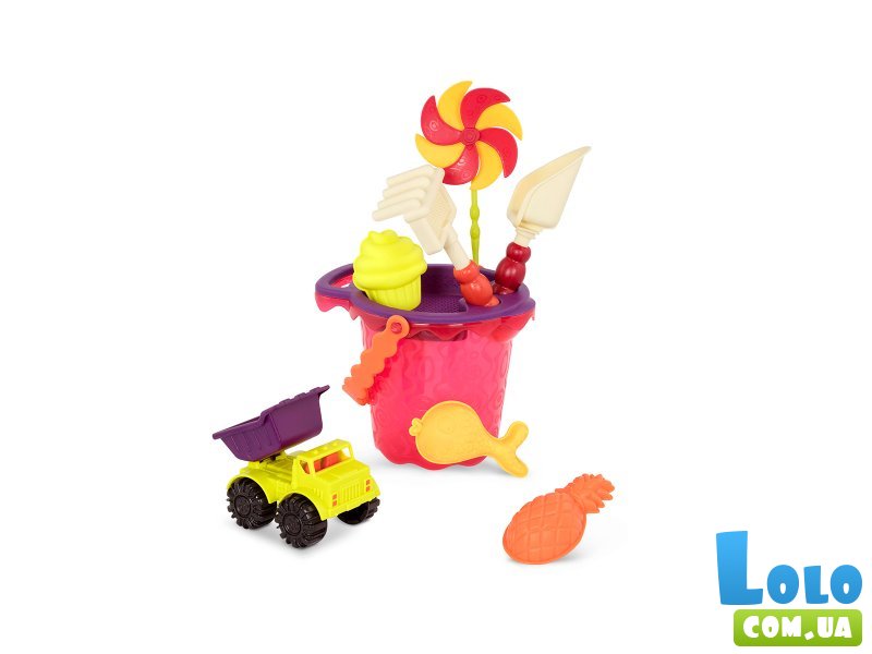 Набор для песочницы Ведерце манго, Battat