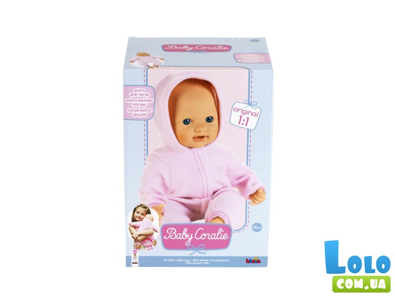 Мягкая детская кукла Baby Coralie, Klein