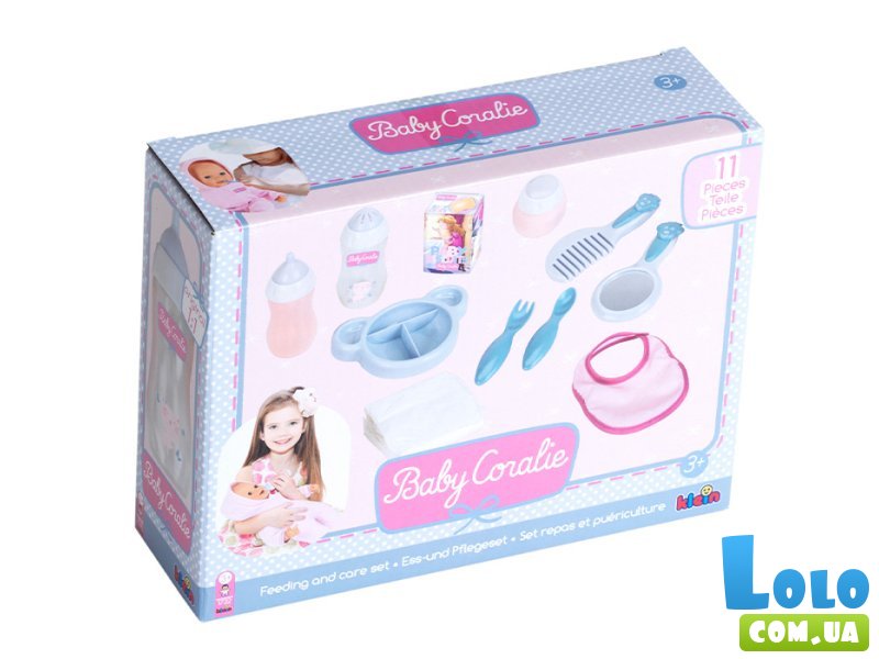 Набор для кормления и ухода за куклой, Klein