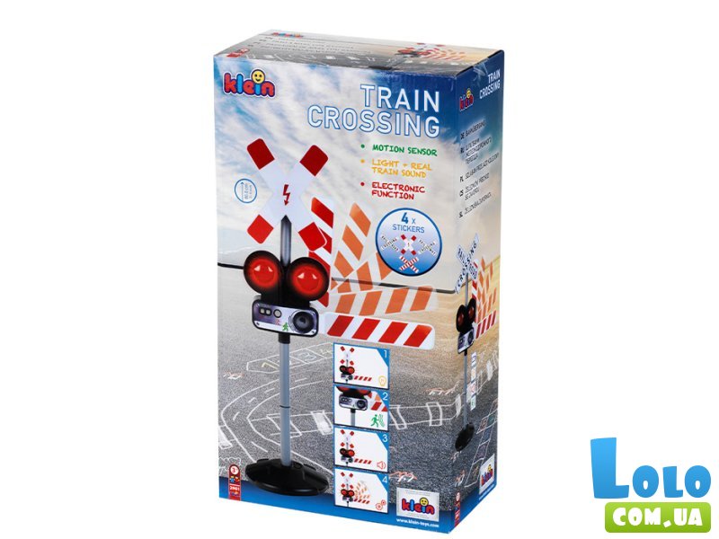 Игрушечный железнодорожный переезд электронный, Klein