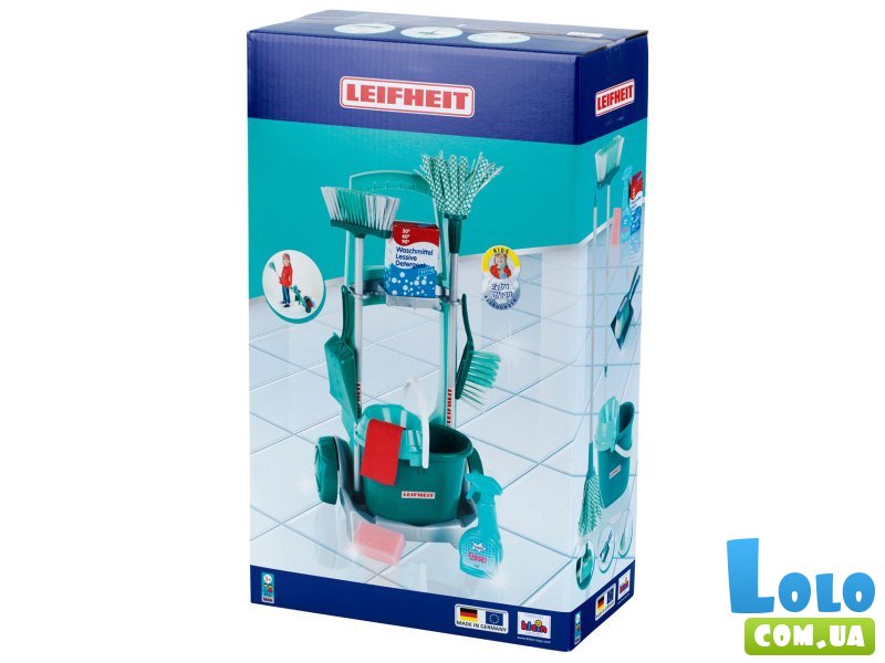 Детская тележка с аксессуарами для уборки, Klein
