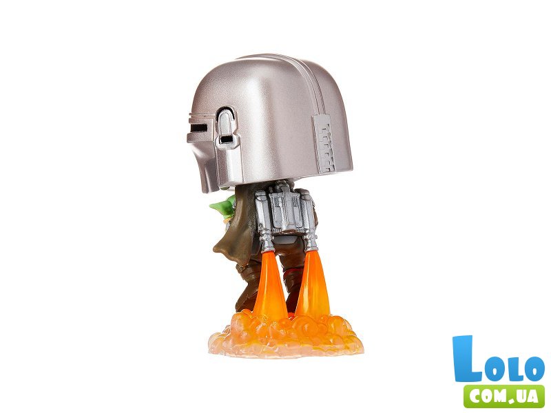 Фигурка Star Wars: Мандалорец летящий с малышом, Funko