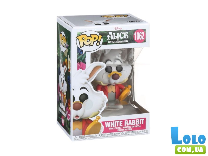 Фигурка Alice in Wonderland: Белый кролик с часами, Funko