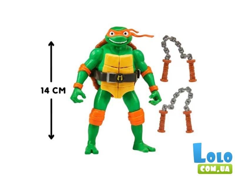 Игровая фигурка серии Черепашки-Ниндзя MOVIE III – Микеланджело, TMNT