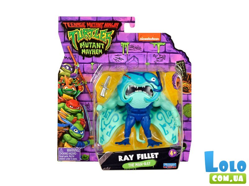 Набор игровых фигурок серии Черепашки-Ниндзя - Рэй Филлет, TMNT