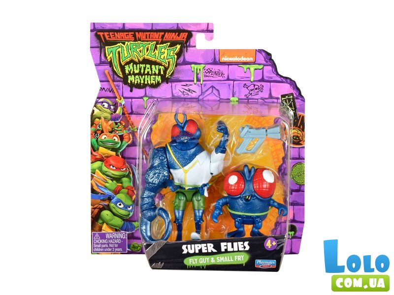Набор игровых фигурок серии Черепашки Ниндзя - Суперфлайс, TMNT