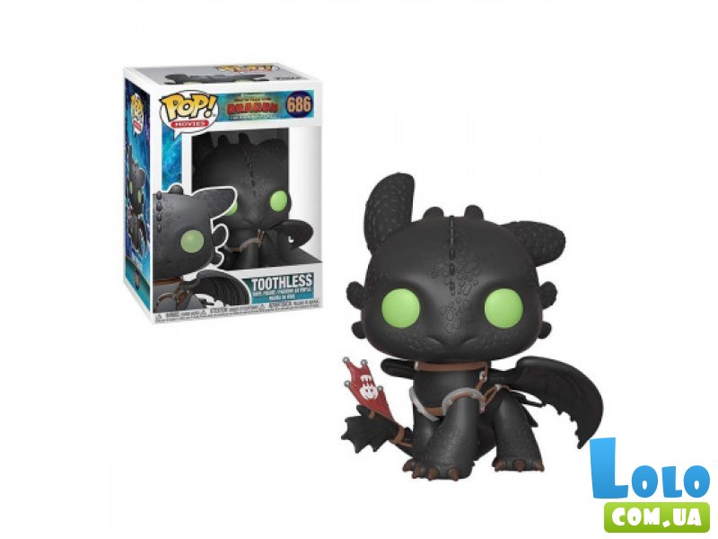 Фигурка Как приручить дракона: Беззубик, Funko Pop