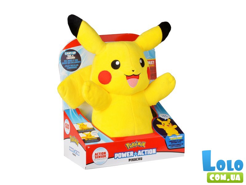 Интерактивная мягкая игрушка Пикачу, Pokemon