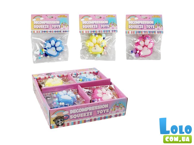 Игрушка-антистресс Таба лапка котика (в ассортименте)