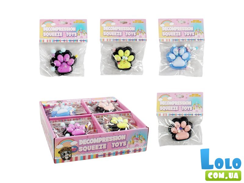 Игрушка-антистресс Таба лапка котика (в ассортименте)