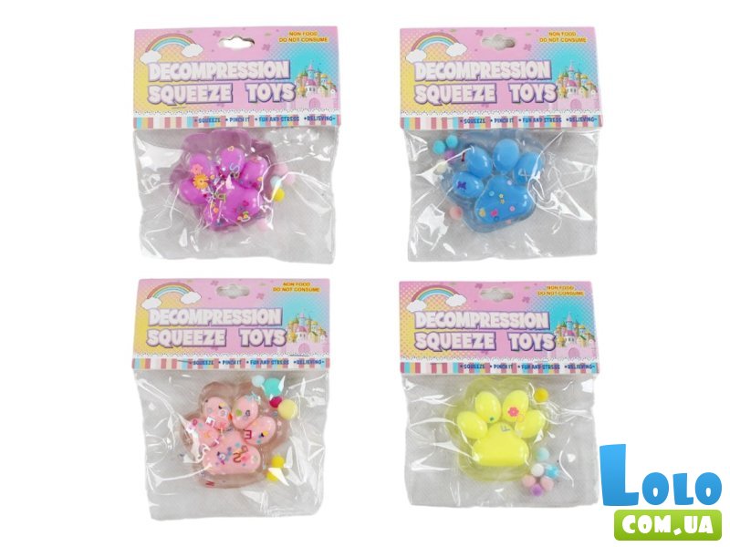 Игрушка-антистресс Таба лапка котика (в ассортименте)