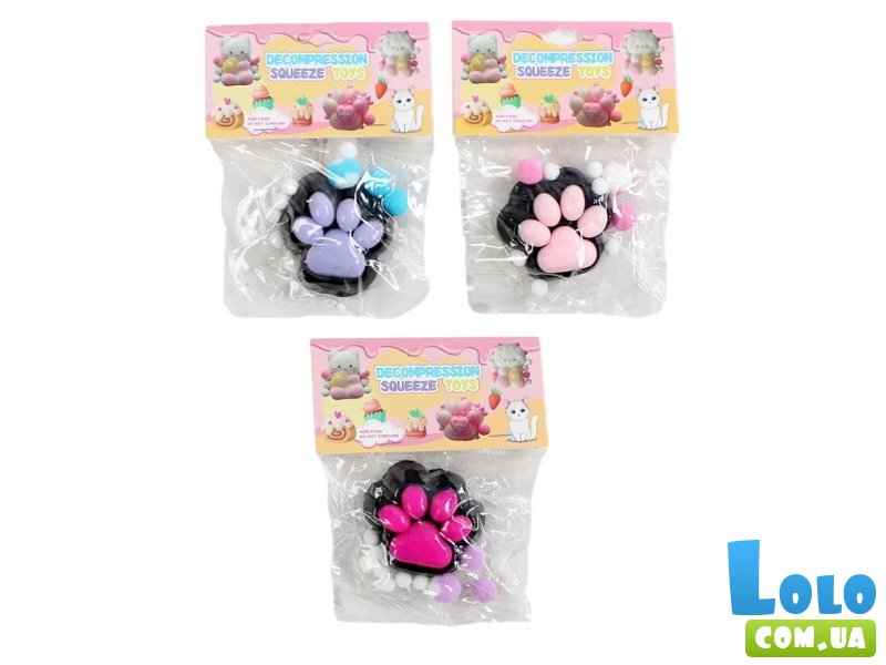 Игрушка-антистресс Таба лапка котика (в ассортименте)