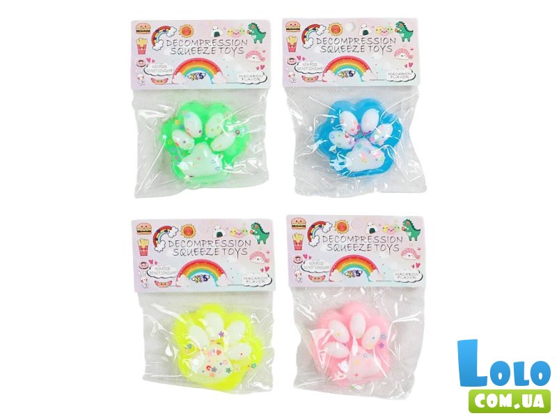 Игрушка-антистресс Таба лапка котика (в ассортименте)