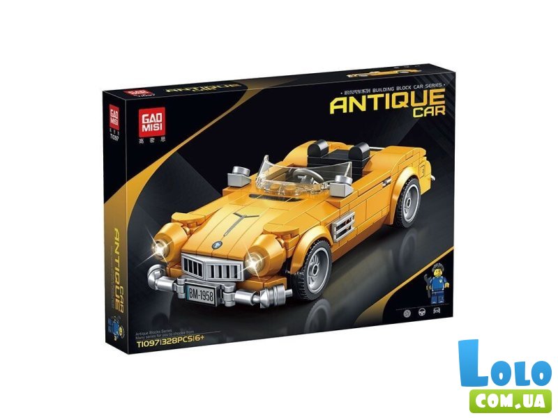 Конструктор Ретро-автомобиль (T 1097), 328 дет.