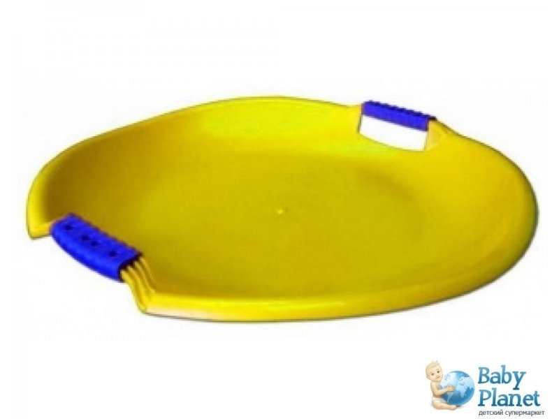 Ледянка-диск Plast Kon Tornado SAN-01-21 (жёлтая)